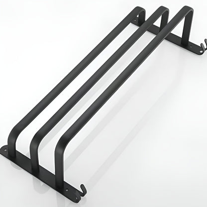 Wall-Mount Towel Bar Rack for Bathroom – Space-Saving Multi-Bar Aluminum Holder for Bath Towels & Hand Towels