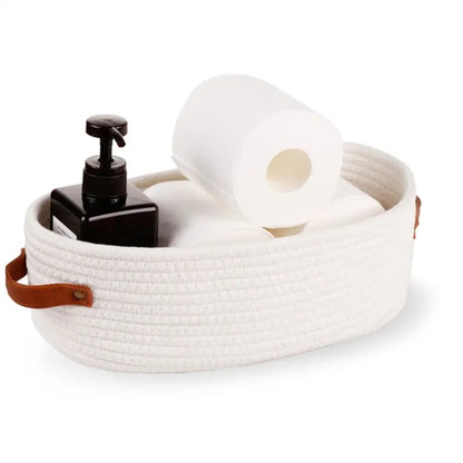 Harper Storage Basket Organizer - Durable Microfiber, Compact for Shelves