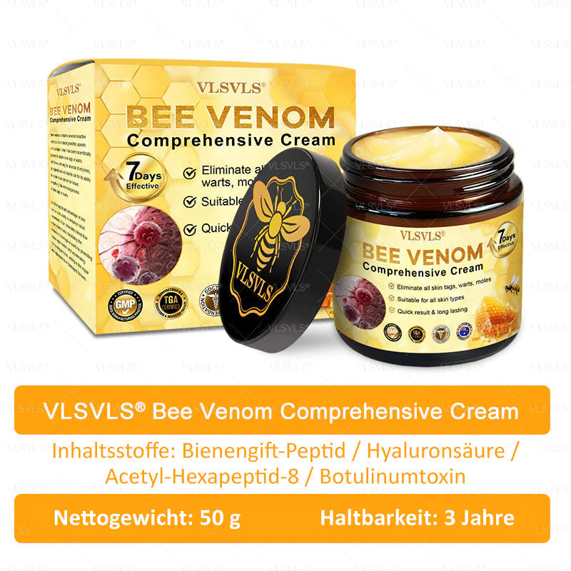 Crema antiedad para la curación y renovación de la piel con fórmula de péptidos de abeja