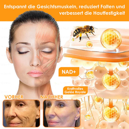 Crema antiedad para la curación y renovación de la piel con fórmula de péptidos de abeja