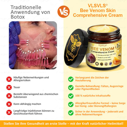 Crema antiedad para la curación y renovación de la piel con fórmula de péptidos de abeja