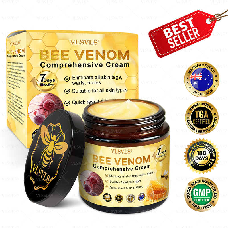 Crema antiedad para la curación y renovación de la piel con fórmula de péptidos de abeja