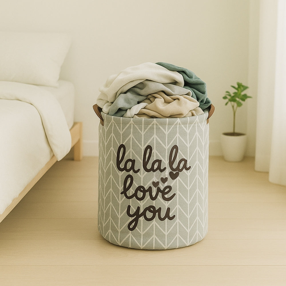 Haven Collapsible Laundry Basket - Durable Polyester, Foldable Design