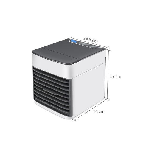 Enfriador de aire portátil | Ventilador enfriador evaporativo 3 en 1 con luz LED | Diseño ligero para aire fresco y comodidad