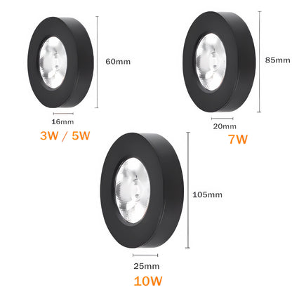 Slim LED Recessed Ceiling Light – Low-Profile Downlight, Dimmable Flush Mount for Kitchen, Living Room, Office