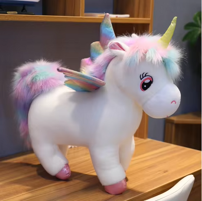 Jumbo Stuffed Mythical Horse Companion for Kids – Soft Huggable Fantasy Creature for Imaginative Adventures, Naptime & Comfort