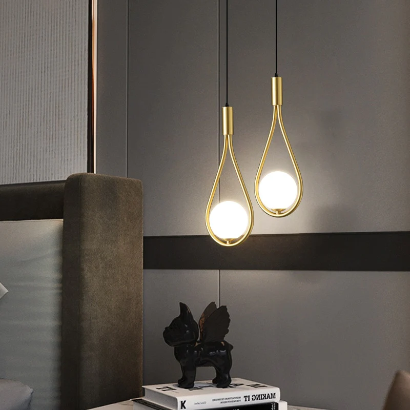 Sleek Adjustable Hanging Lamp with Directional Shade – Black or Gold Finish – Dining Room, Kitchen Island & Bedroom Ceiling Fixture