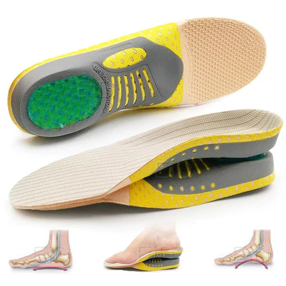 Orthopedic Gel Insoles with Arch Support for Plantar Fasciitis Relief