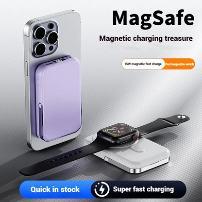 Cargador portátil con soporte, batería externa portátil para iPhone, Samsung y Android, cargador de teléfono portátil con pantalla