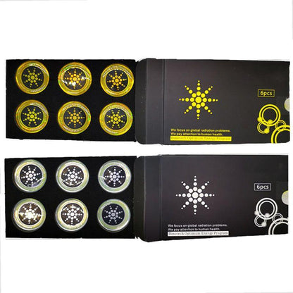 EMF Radiation Blocking Stickers for Cell Phone, Router & Electronics – 6-Pack Shield for Home & Office