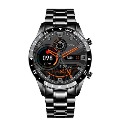 4G Smartwatch with Built-In Calling & Keypad – Metal Band Wrist Phone for Calls, Messaging & Fitness Tracking