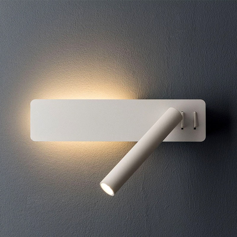 Adjustable LED Reading Wall Light with Rotating Arm for Bedside & Bedroom
