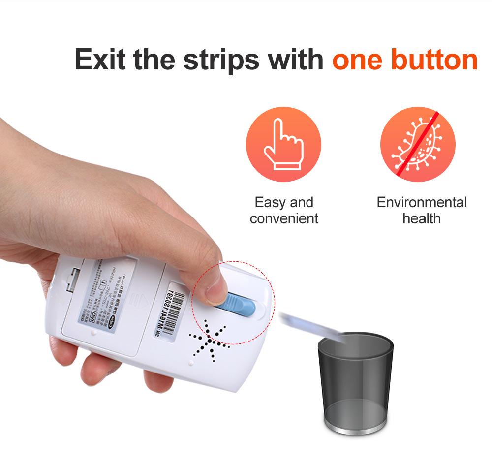 HealthTrack | Glucómetro con 100 tiras reactivas | Monitoreo preciso para el control de la salud