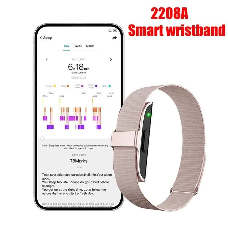 Monitor de salud inteligente | Reloj rastreador de actividad física con monitoreo de signos vitales 24/7 | Diseño elegante para un estilo de vida activo