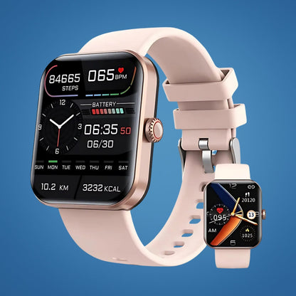 HealthTrack | Reloj inteligente para monitoreo de glucosa en sangre con alertas en tiempo real | Diseño no invasivo para el control de la diabetes