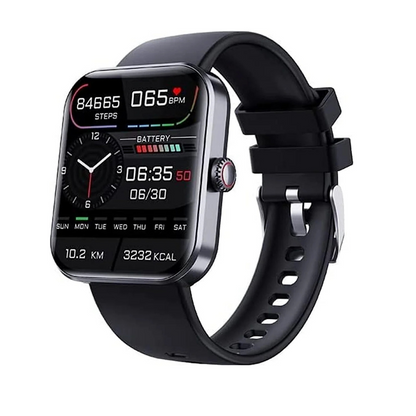 HealthTrack | Reloj inteligente con monitoreo de glucosa en sangre no invasivo | Diseño elegante para la gestión de la salud y el fitness