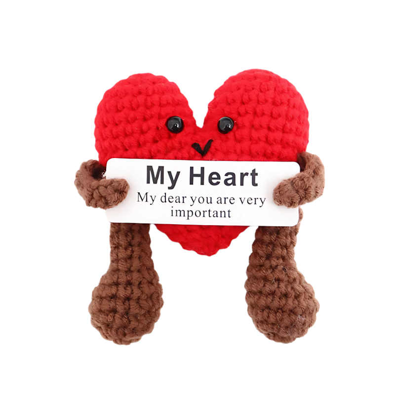 Handmade Mini Plush Companion – Pocket-Sized Cotton Yarn Character for Desk, Shelf & Everyday Cheer – Stress Relief Toy & Mood Booster