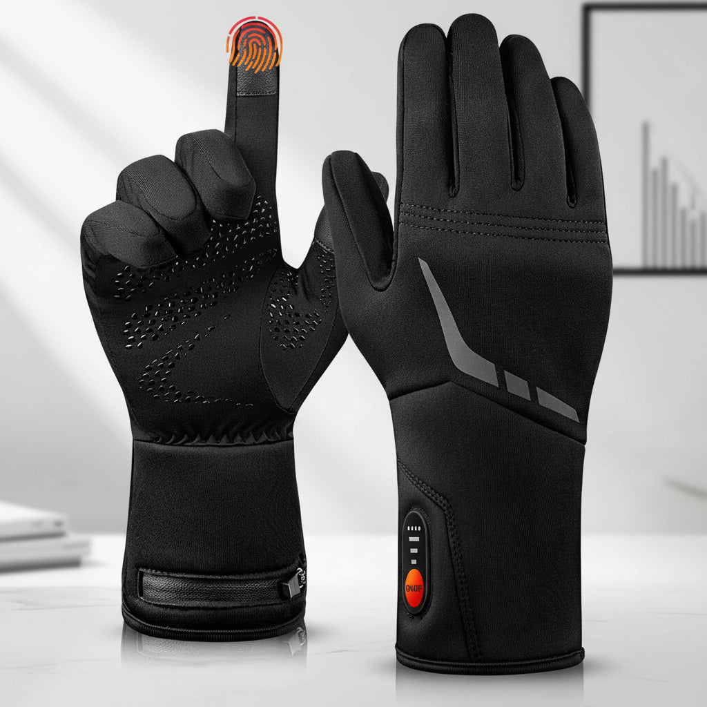 Esenciales de invierno | Guantes térmicos para hombre y mujer con diseño impermeable | Compatibles con pantallas táctiles para una calidez máxima