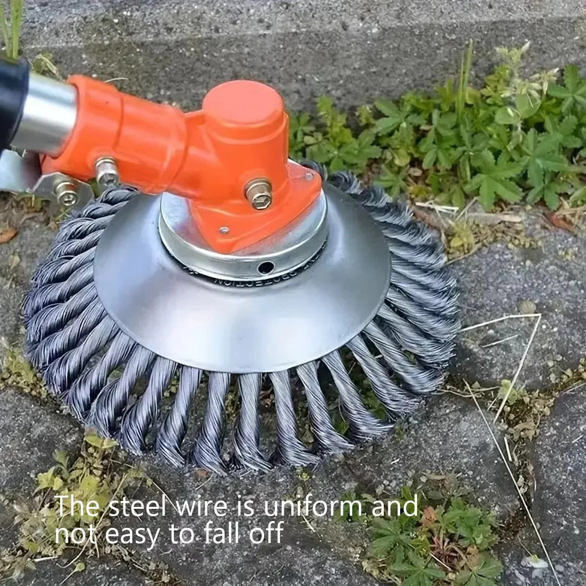 Heavy-Duty Brush Cutter Head | Durable Steel Wire Attachment for String Trimmers