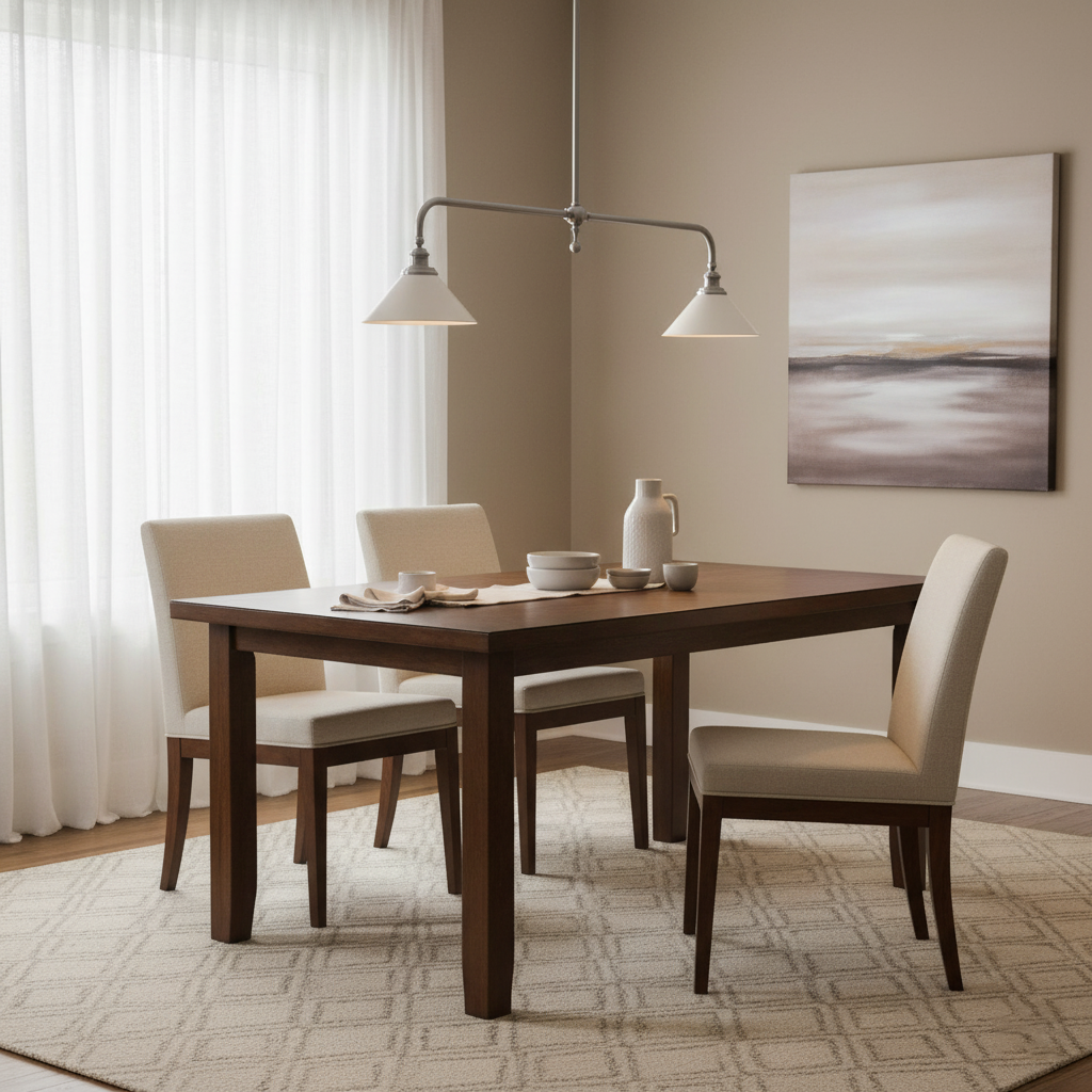 Dual-Head Island Pendant Light with Adjustable Height – Aluminum & Ceramic Shades for Kitchen, Dining Room & Living Space – Dimmable LED Fix