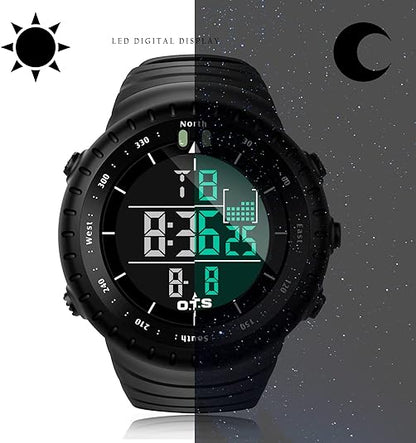 Colección Henry | Reloj deportivo digital resistente al agua con retroiluminación LED | Diseño resistente a los golpes para estilos de vida activos