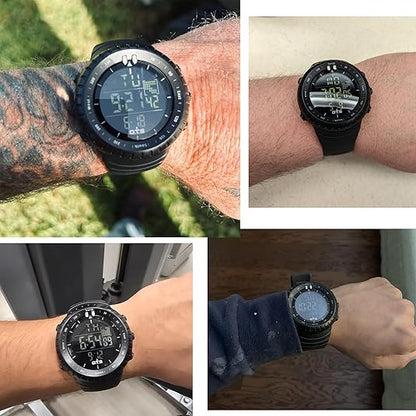 Colección Henry | Reloj deportivo digital resistente al agua con retroiluminación LED | Diseño resistente a los golpes para estilos de vida activos