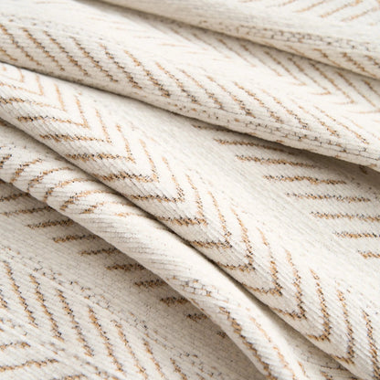 Textured Chenille Sofa Throw Cover with Tassels – Non-Slip Pet-Proof Furniture Protector for Couch
