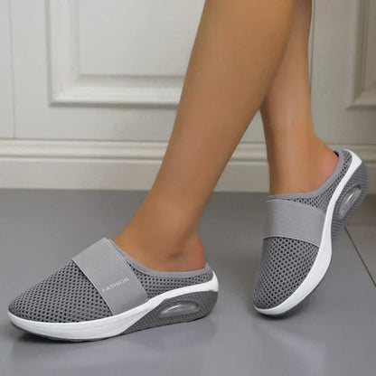 Women's Cushioned Walking Sneakers with Air Sole Technology for All-Day Comfort and Joint Support