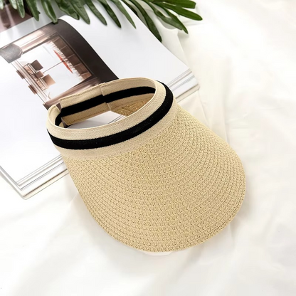 Sombrero de sol ajustable y plegable con ala ancha para protección UV – Ideal para playa, golf y actividades al aire libre