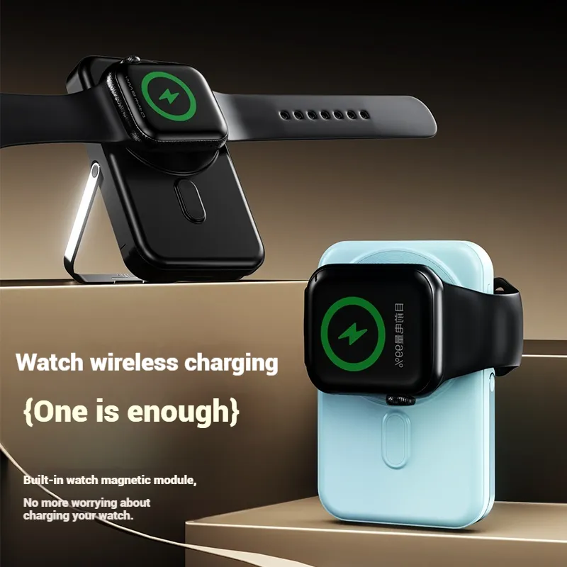 Cargador portátil con soporte, batería externa portátil para iPhone, Samsung y Android, cargador de teléfono portátil con pantalla