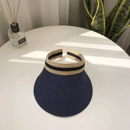 Sombrero de sol ajustable y plegable con ala ancha para protección UV – Ideal para playa, golf y actividades al aire libre