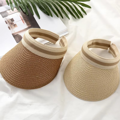 Sombrero de sol ajustable y plegable con ala ancha para protección UV – Ideal para playa, golf y actividades al aire libre