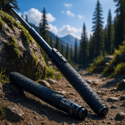 HikeShield | Adjustable Hiking Stick with Anti-Slip Handle | Lightweight & Compact for Outdoor Adventures