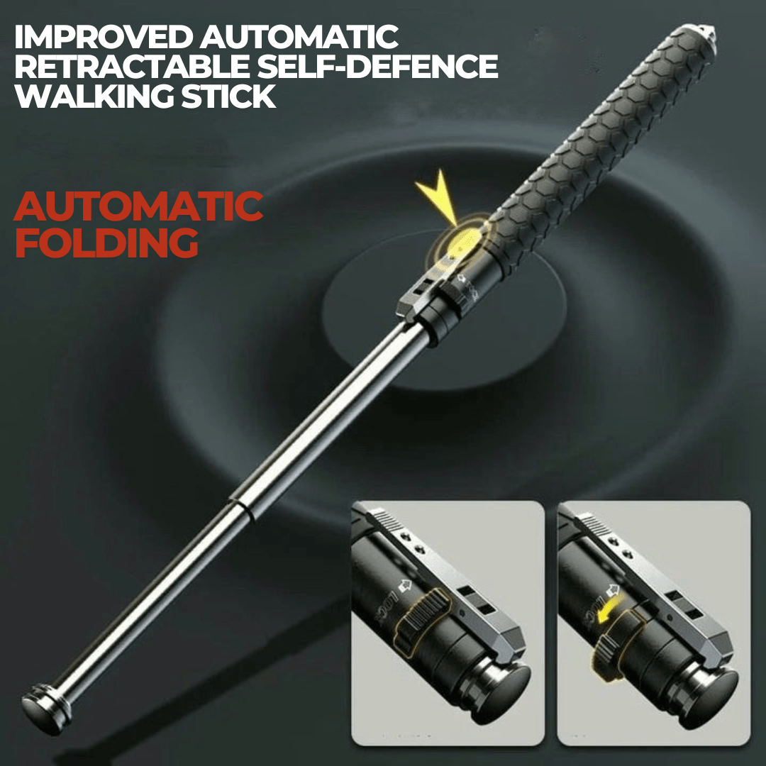 HikeShield | Adjustable Hiking Stick with Anti-Slip Handle | Lightweight & Compact for Outdoor Adventures
