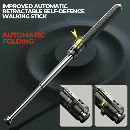HikeShield | Adjustable Hiking Stick with Anti-Slip Handle | Lightweight & Compact for Outdoor Adventures