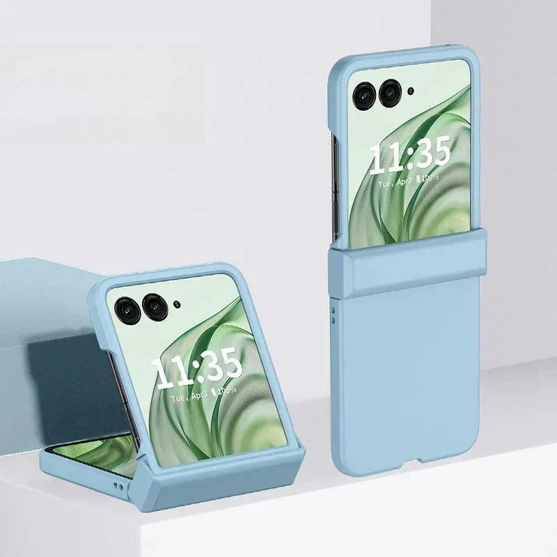 Protective Hard Shell Case for Foldable Phones with Full Hinge Coverage – Anti-Fingerprint Finish, Precision Fit, Raised Edges for Screen