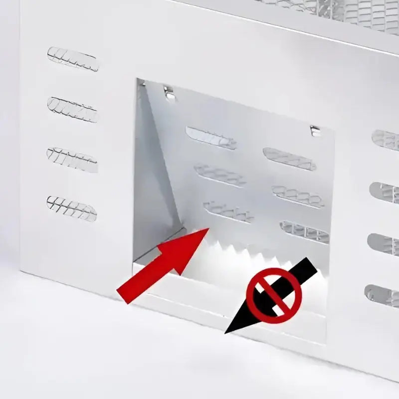 Humane Mouse Trap Cage with Sensitive One-Way Door for Indoor Rodent Control | Live Catch Multi-Mouse Trap for Home Garage Basement Kitchen