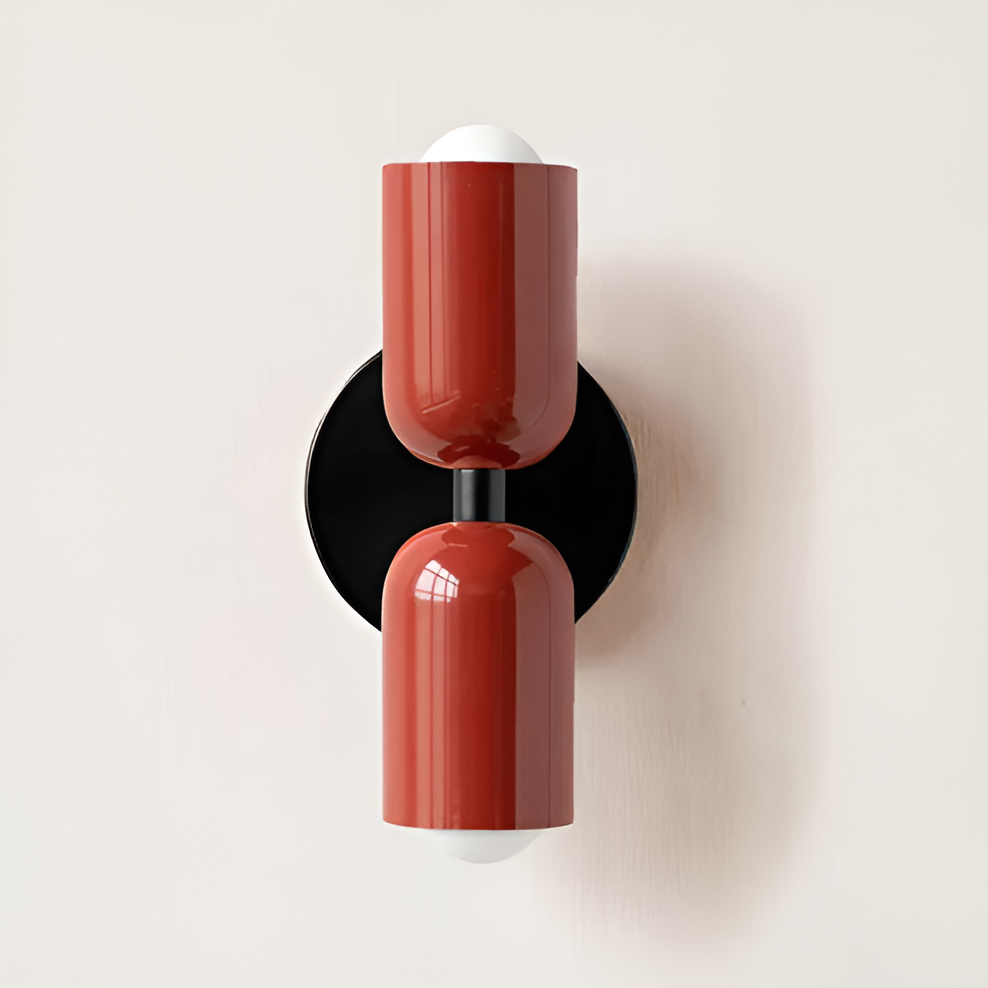 Up-Down Sconce Light for Hallways & Bedrooms – Metal E27 Socket 4.7 in Dual-Beam Indoor Fixture for Living Spaces