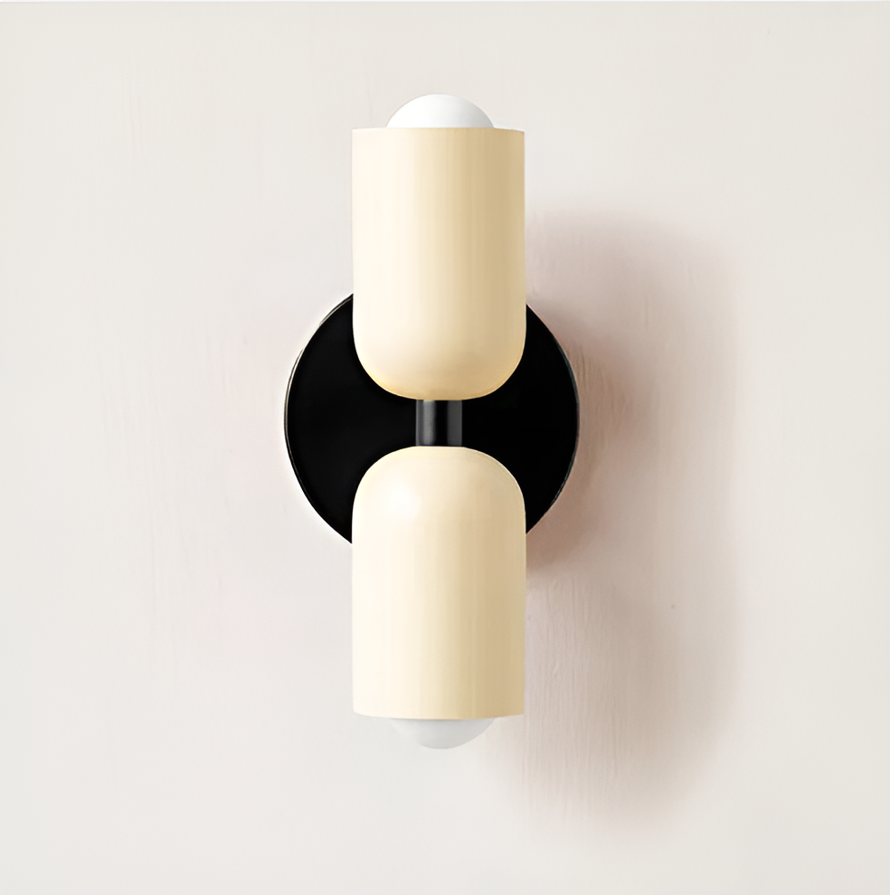 Up-Down Sconce Light for Hallways & Bedrooms – Metal E27 Socket 4.7 in Dual-Beam Indoor Fixture for Living Spaces