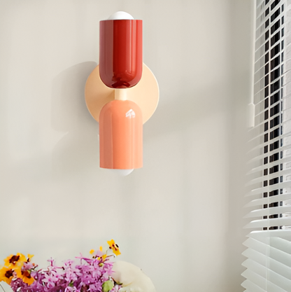 Up-Down Sconce Light for Hallways & Bedrooms – Metal E27 Socket 4.7 in Dual-Beam Indoor Fixture for Living Spaces