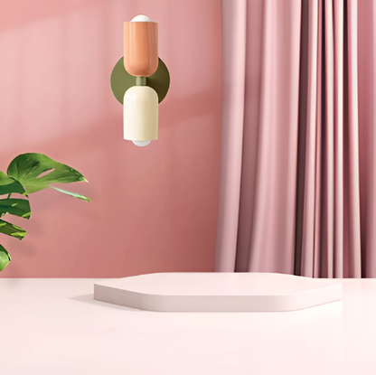 Up-Down Sconce Light for Hallways & Bedrooms – Metal E27 Socket 4.7 in Dual-Beam Indoor Fixture for Living Spaces