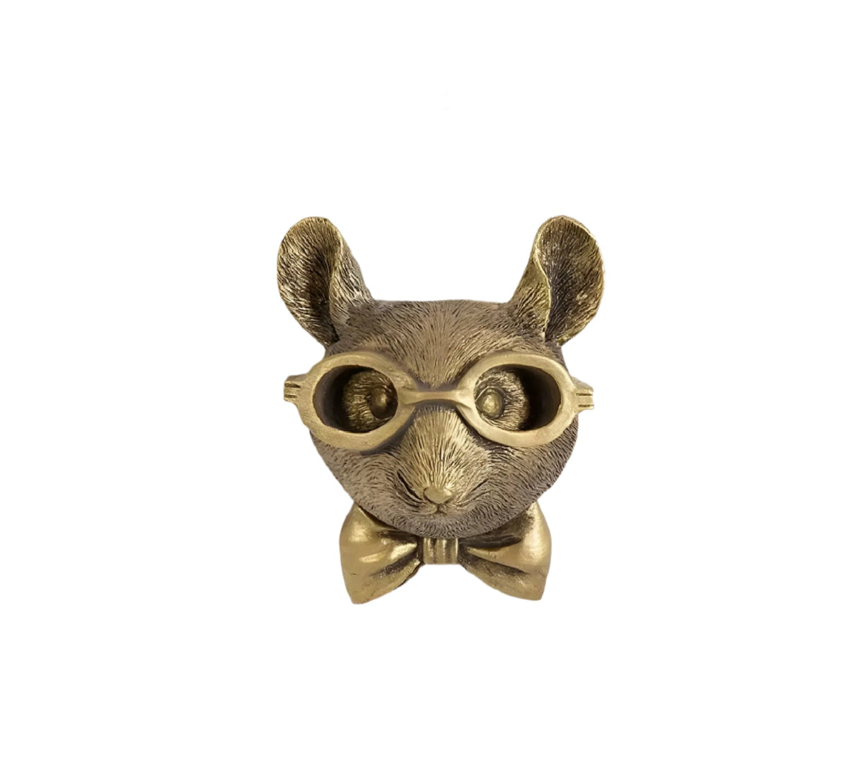 Animal Head Wall Hook Resin Decorative Hanger for Keys Coats Bags Entryway Bedroom Handcrafted Bronze Brass Wildlife Accent Organizer Home