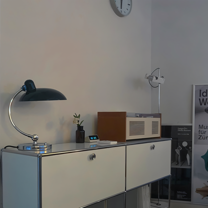 Adjustable Metal Task Lamp with Dome Shade for Home Office Desks Bedside Tables Study Rooms Reading Nooks Vintage Industrial Workspace Light