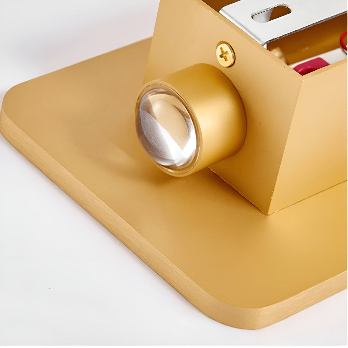 Aplique LED de aluminio de 6W, luz indirecta hacia arriba y hacia abajo, rectangular de 6 pulgadas, moderno, de montaje empotrado para pasillos, dormitorios y salas de estar