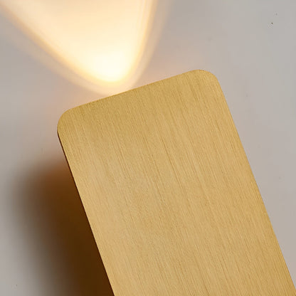 Rectangular Aluminum Sconce 6W Bidirectional Indoor Accent Light for Hallways Bedrooms Living Rooms