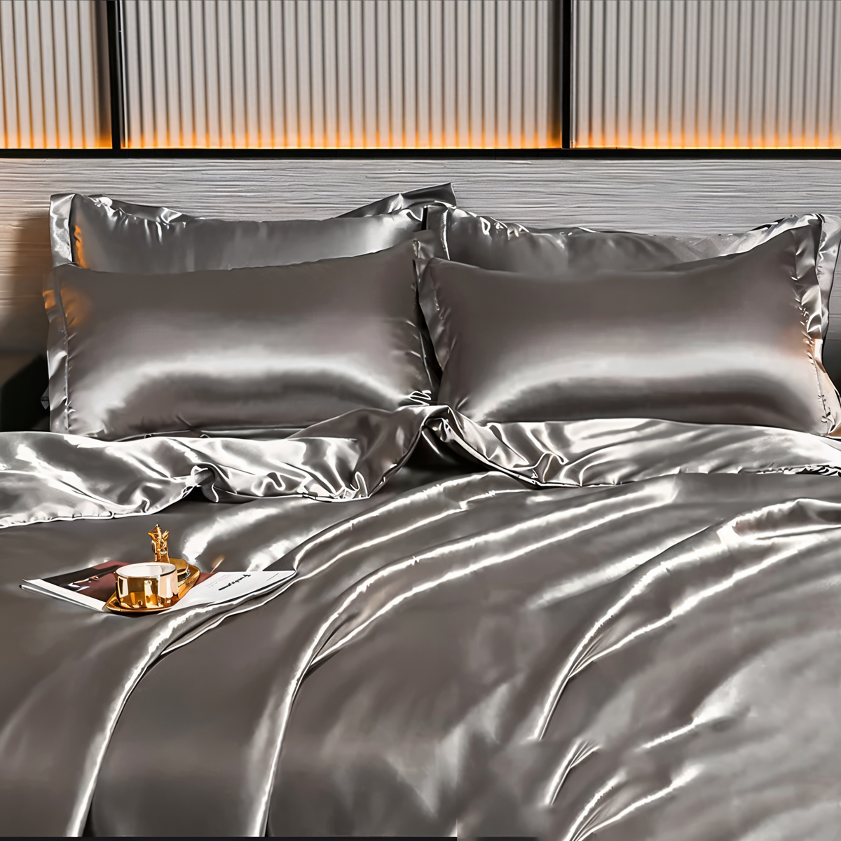 Edredón de seda Ortekor SilkCloud | Ropa de cama de seda premium con comodidad transpirable | Diseño hipoalergénico para un descanso lujoso