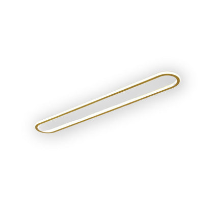 Lámpara LED de techo de montaje empotrado, ovalada, de perfil bajo, en blanco y negro, para dormitorio, pasillo, entrada, vestíbulo, iluminación de techo contemporánea, moderna y minimalista.