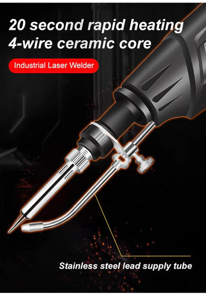 Dual-Function Soldering Iron with Ceramic Core – 20-Second Heat-Up, Ergonomic Grip for Welding & Cutting