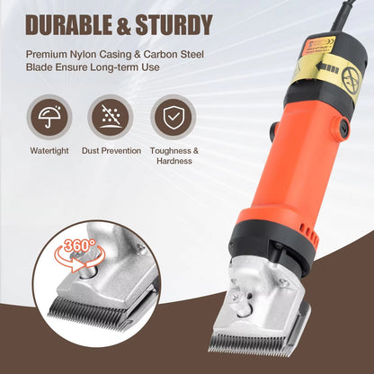 Cortadoras de pelo para caballos Ortekor | Cortadoras ecuestres ultrasilenciosas con diseño ergonómico | Aseo sin estrés para caballos sensibles