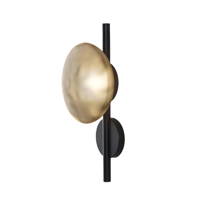 Hand-Blown Glass Wall Sconce with Aluminum Frame – Modern Globe Light for Hallways, Bedrooms & Living Rooms
